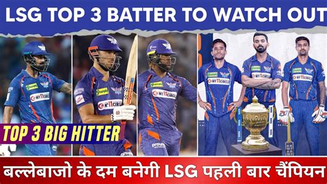 Lucknow Super Giants Top Batsman Betting Odds .